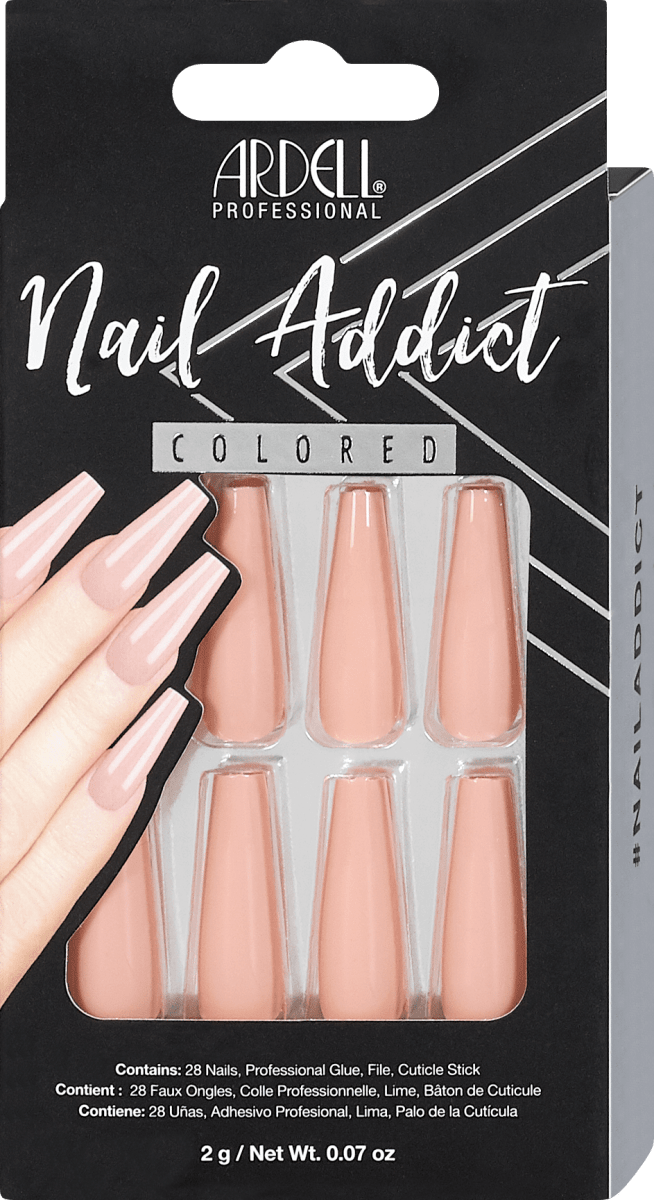 500 Stück Acryl-Nagelspitzen – Nude-Pink, Sarg-Form, Für Vollabdeckung, DIY-Maniküre Zu Hause