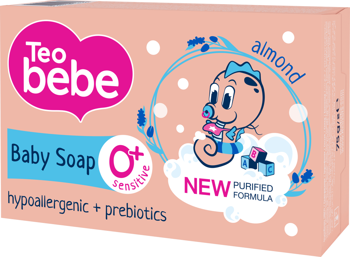 Teo bebe Бебешки сапун с бадем, 75 g | dm България