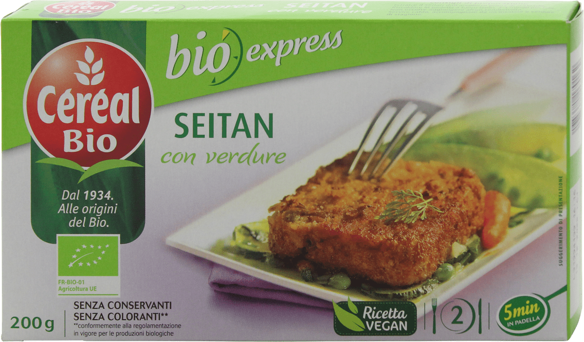 Céréal Bio Burger di seitan con verdure BIO, 200 g Acquista online a