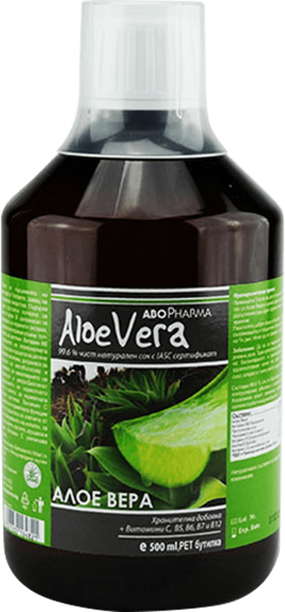 ABOPHARMA Натурален сок от алое вера, 500 ml | dm България