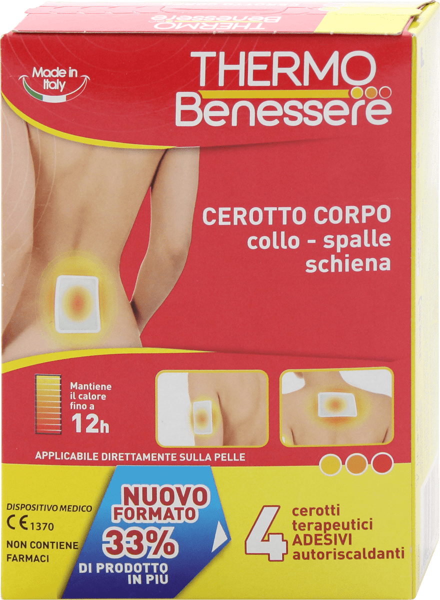 Cerotti riscaldanti acqua e sapone top