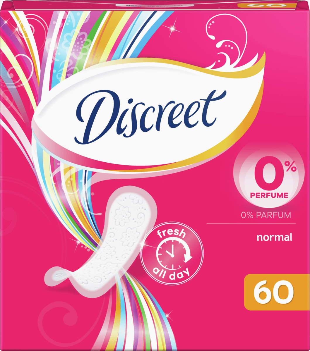 Discreet Ежедневни дамски превръзки, 60 бр. | dm България