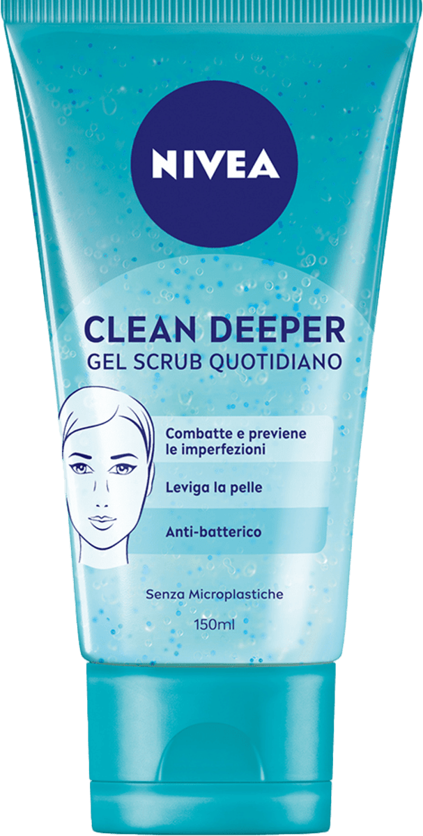 NIVEA Gel scrub quotidiano Clean Deeper, 150 ml Acquista online a