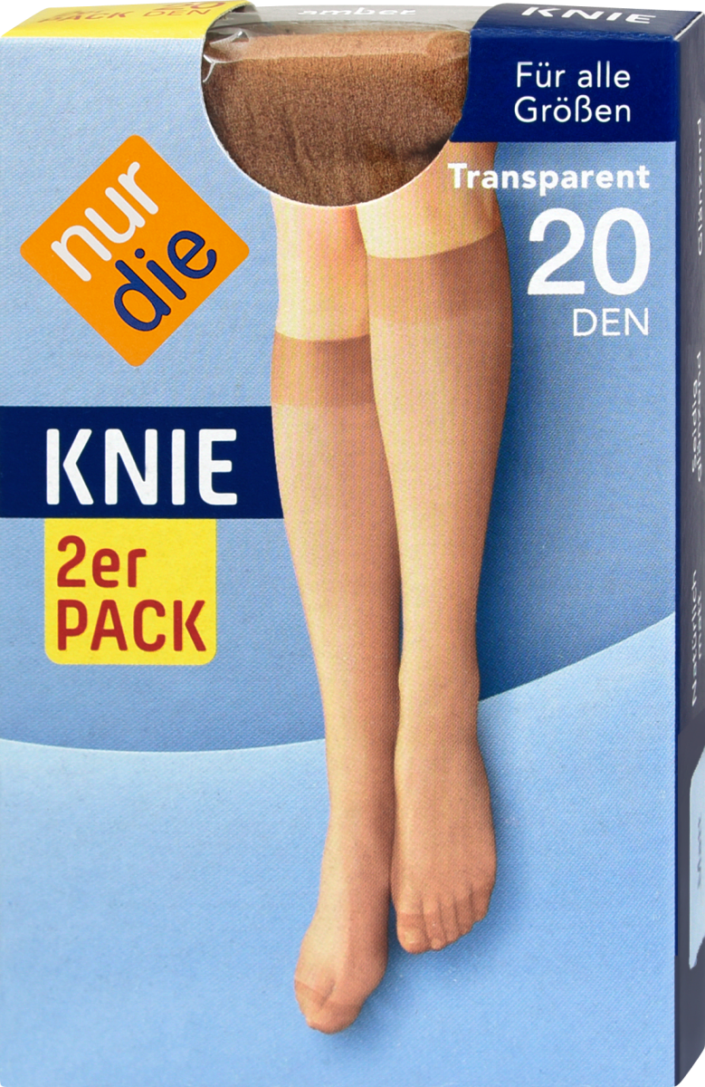 Tyqour Damen Kniestrümpfe 6er Pack - Super Bequem Bis 100kg