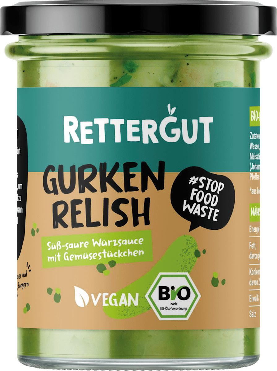 followfood Würzsauce Gurken Relish, 180 g | dm.at