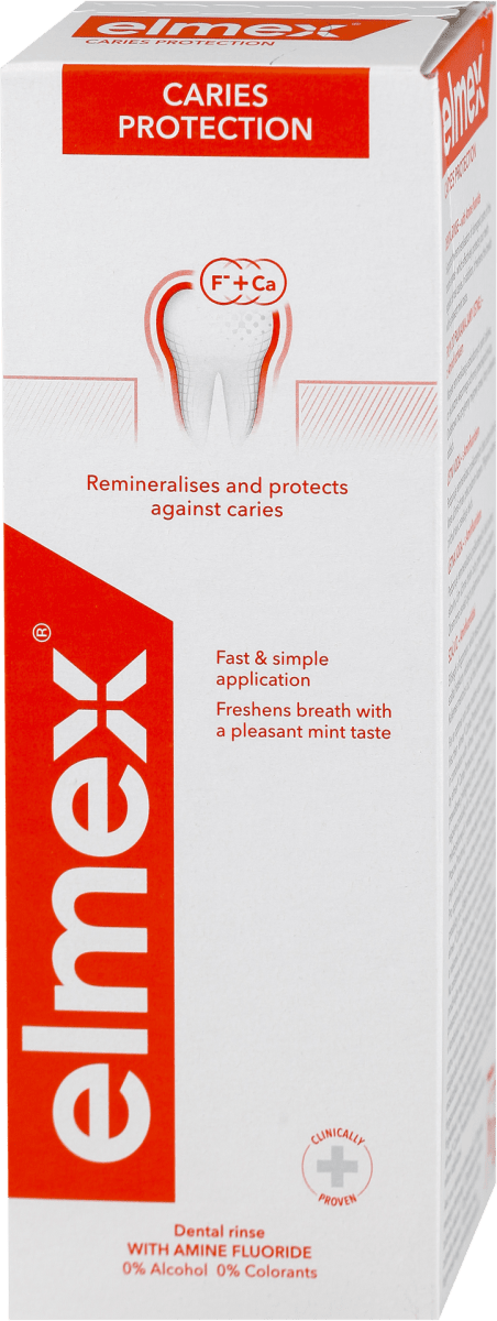 elmex CARIES PROTECTION, tečnost za ispiranje usta, 400 ml | dm.rs