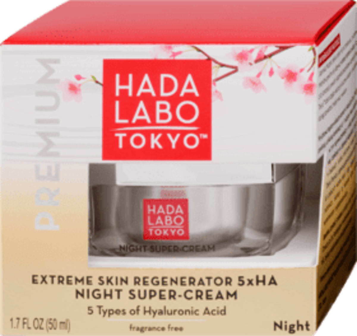 HADA LABO TOKYO PREMIUM noćna krema, EXTREME SKIN REGENERATOR, 50 ml ...