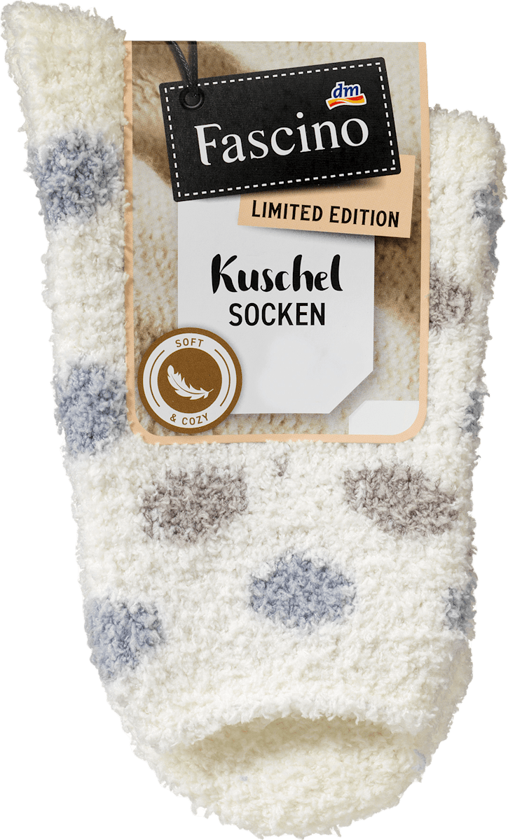 Fascino Kuschelsocken weiß \u0026 blau Gr. 35-38, 1 St dauerhaft günstig online  kaufen | dm.de