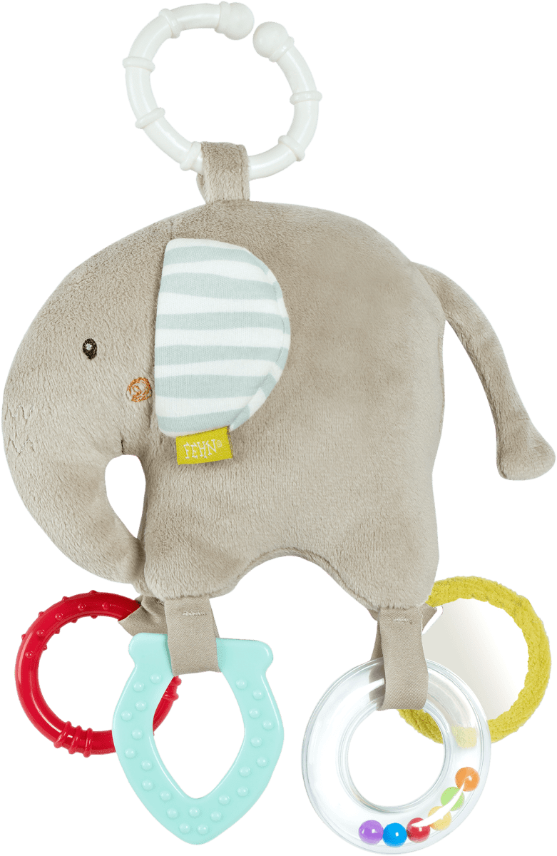 Fehn 066029 Activity-Würfel Funky Friends - Motorikspielzeug Zum Aufhängen - Für Babys Und