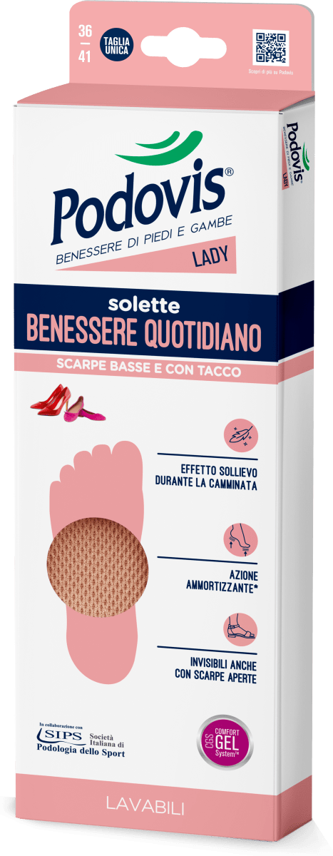 Podovis Solette per scarpe basse e con tacco 1 pz dm Italia