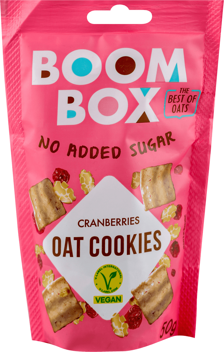 BOOM BOX OVSENI KEKS brusnica, 50 g uvek povoljna online kupovina dm.rs