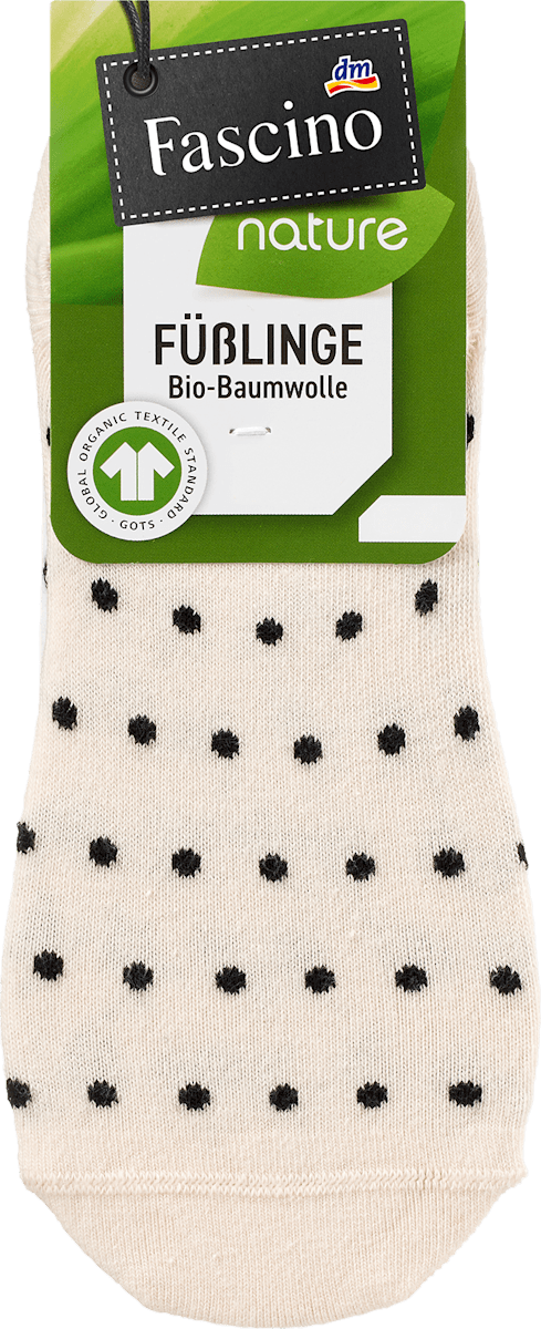 Fascino Füßlinge mit Fersen-ABS \u0026 Bio-Baumwolle weiß \u0026 schwarz Gr. 35-38, 1  St dauerhaft günstig online kaufen | dm.de