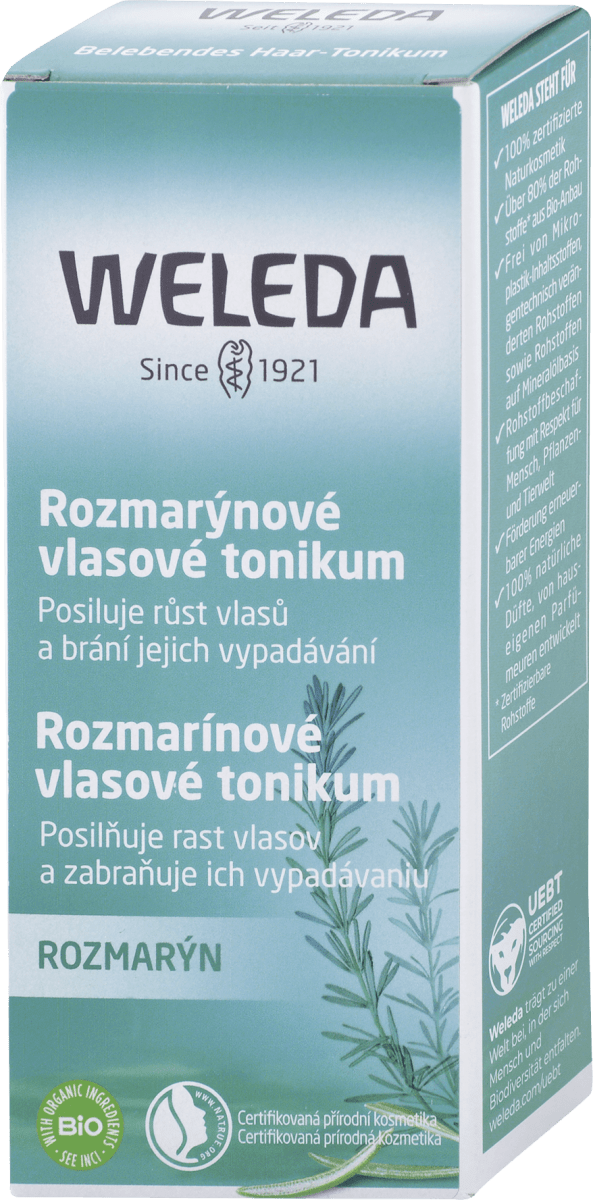 WELEDA Rozmarínové vlasové tonikum, 100 ml | mojadm.sk