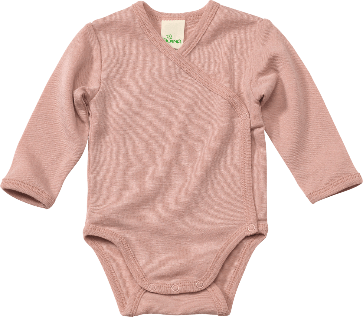 ALANA Wickelbody aus BioWolle und Seide, rosa, Gr. 74/80, 1 St dauerhaft günstig online kaufen