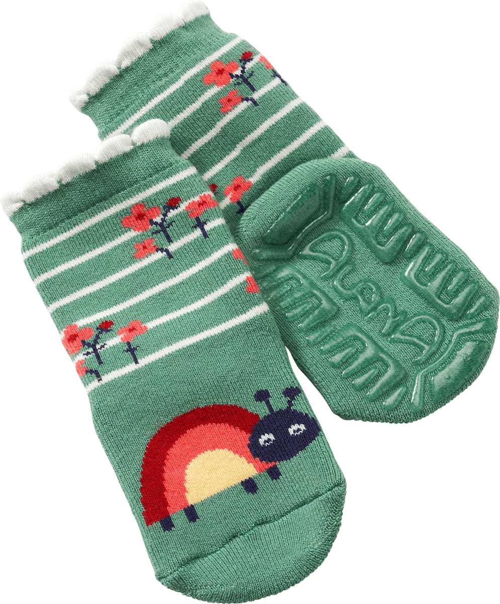 ALANA Stoppersocken Mit K fer Motiv Gr n Gr 19 20 1 St Dauerhaft 