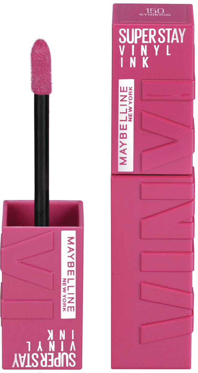 MAYBELLINE NEW YORK tekutá rtěnka Superstay Vinyl Ink 150 Striking, 4,2 ml dm.cz