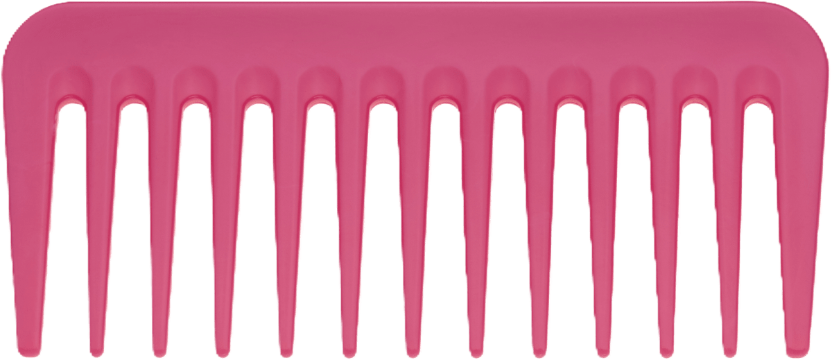 Jäneke Strähnenkamm Supercomb – Transparent, 19 Cm – Hitzebeständig & Elastisch, Für Friseure & Heimgebrauch