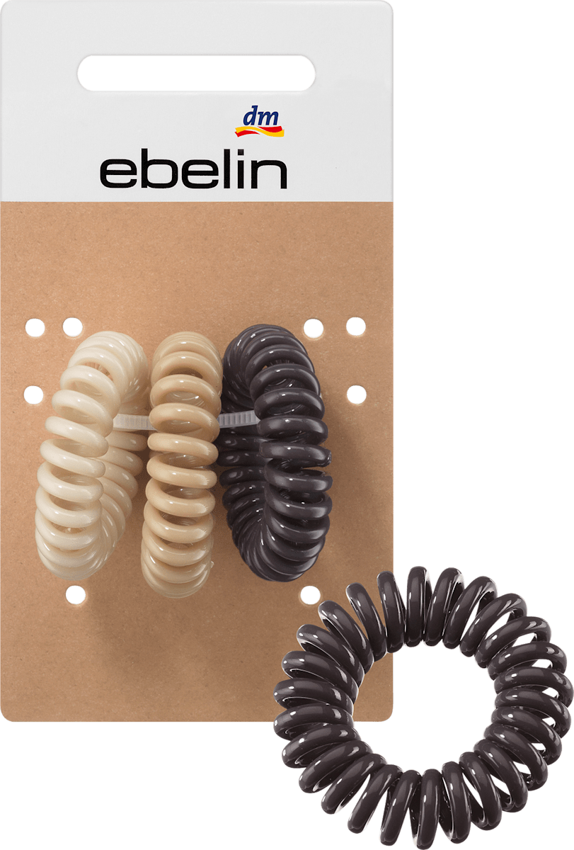 ebelin Haargummis Spirale Braun-Töne, 3 St dauerhaft günstig online ...