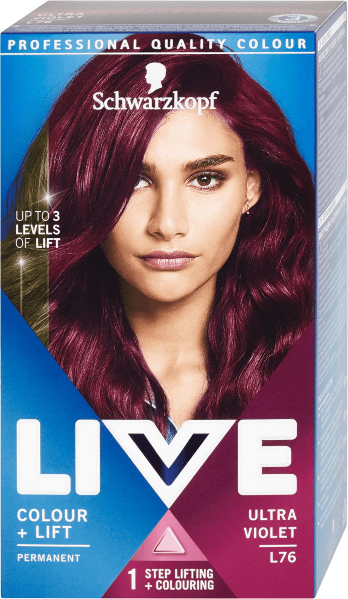 Schwarzkopf LIVE Boja za kosu - L76 Ultra Violet, 1 kom. | dm ...