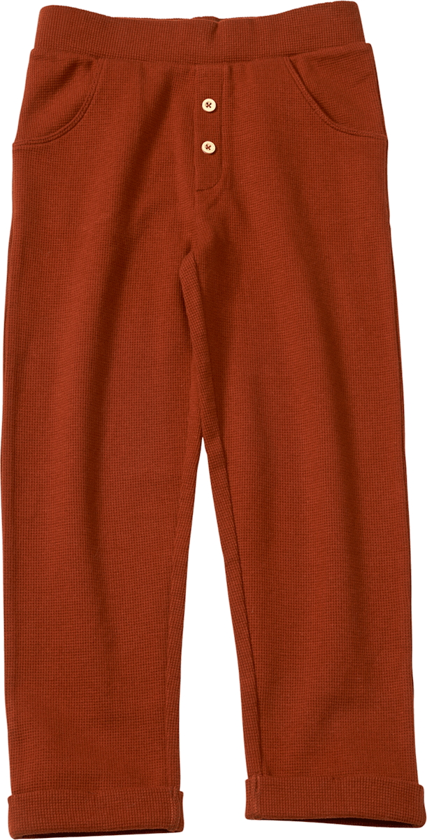 ALANA Jogginghose mit Waffel-Struktur, braun, Gr. 92, 1 St dauerhaft ...