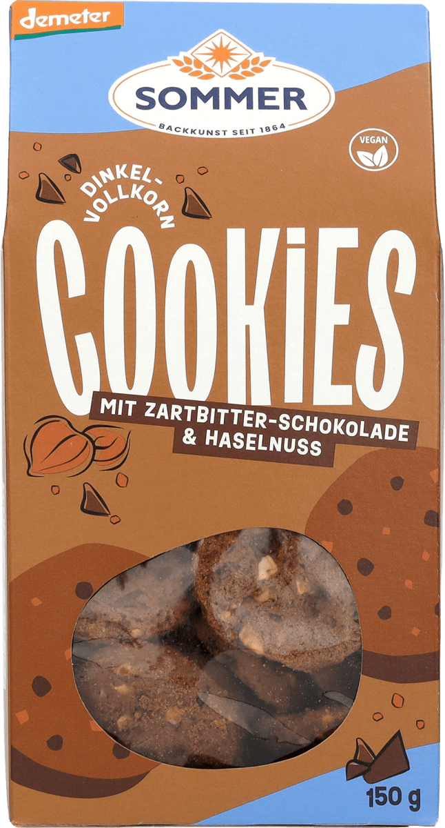 SOMMER Cookies, Dinkel Vollkorn Schoko, 150 g dauerhaft günstig online ...