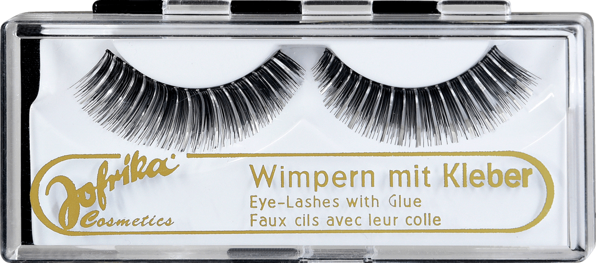 Jofrika Glitterwimpern silber, 1 Paar dm.at