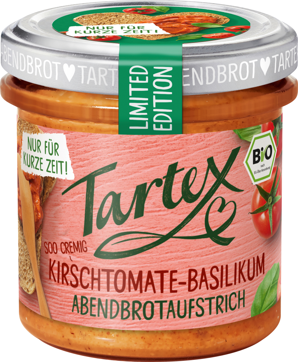Tartex Brotaufstrich Kirschtomate Basilikum, 140 g dauerhaft günstig