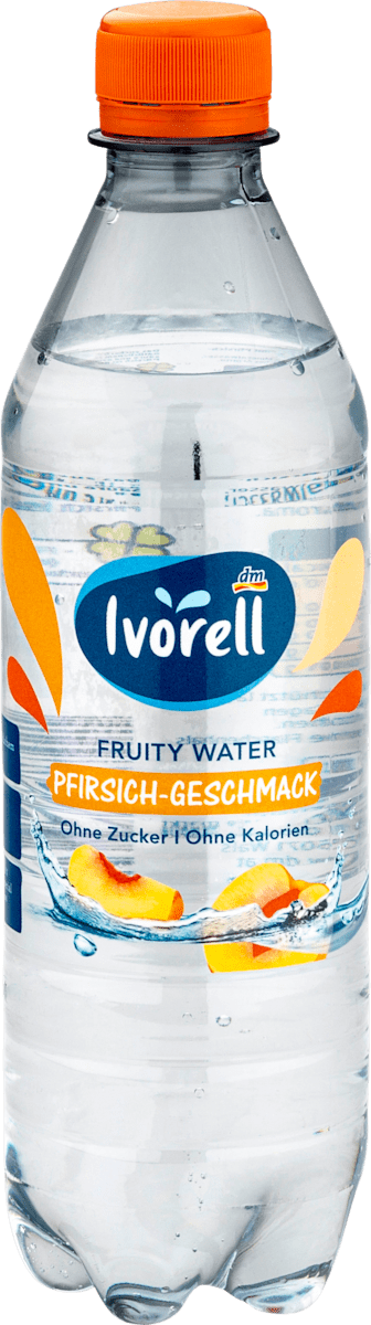 Ivorell Erfrischungsgetränk Fruity Water Pfirsich-Geschmack, 500 ml | dm.at