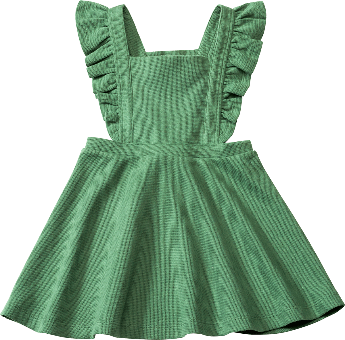 ALANA Kleid mit Waffel-Struktur, grün, Gr. 104, 1 St dauerhaft günstig ...