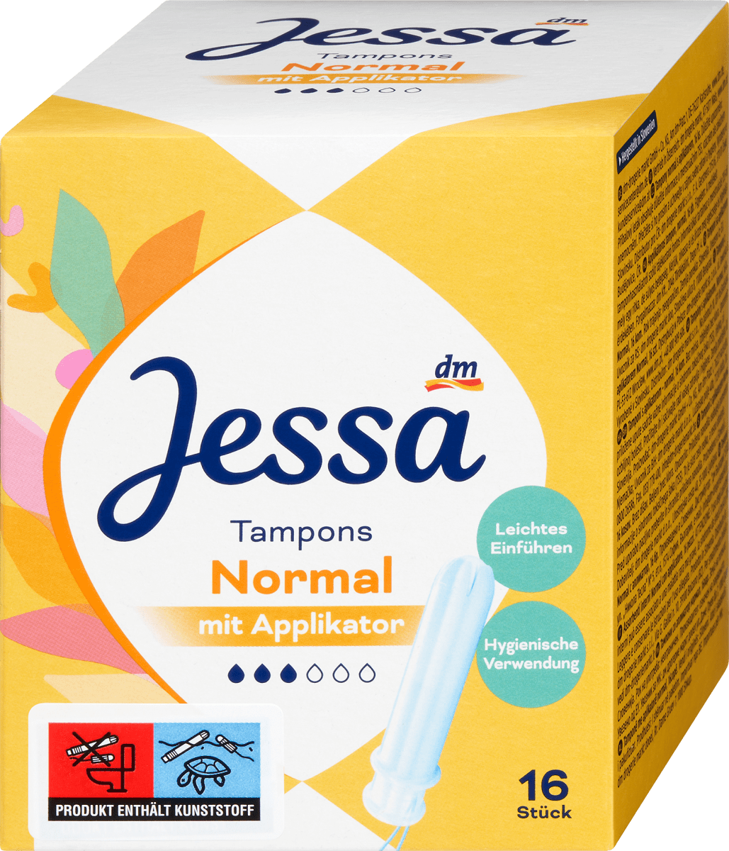 Jessa Tampons Normal mit Applikator, 16 St dm.at