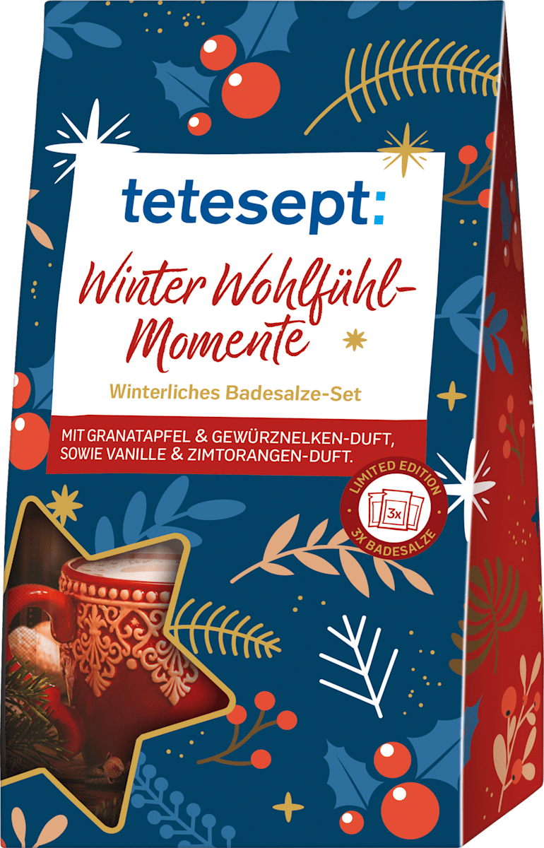 Tetesept Schaumwelten Wintermärchen – 400 Ml Badezusatz Mit Sandelholz & Vanille | Langanhaltender Schaum