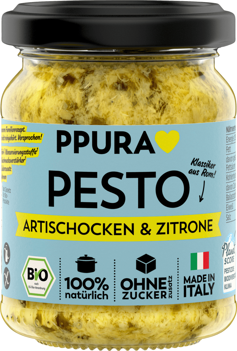PPURA Pesto, Artischocken &amp; Zitrone, 120 g dauerhaft günstig online ...