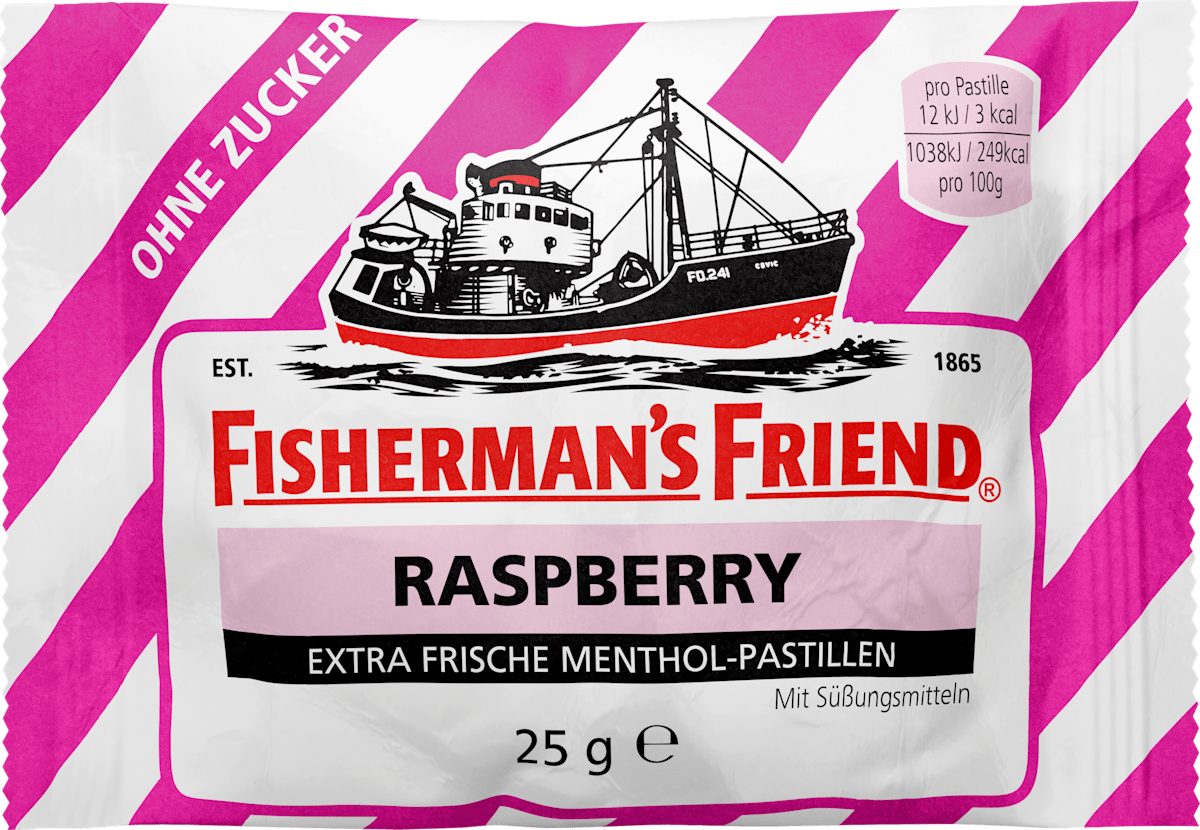 thumbnail: Fisherman's Friend Cherry Onbekend | Doos Met 24 Zakken | Kers En Menthol Smaak | Suikervrij Voor Verse Adem