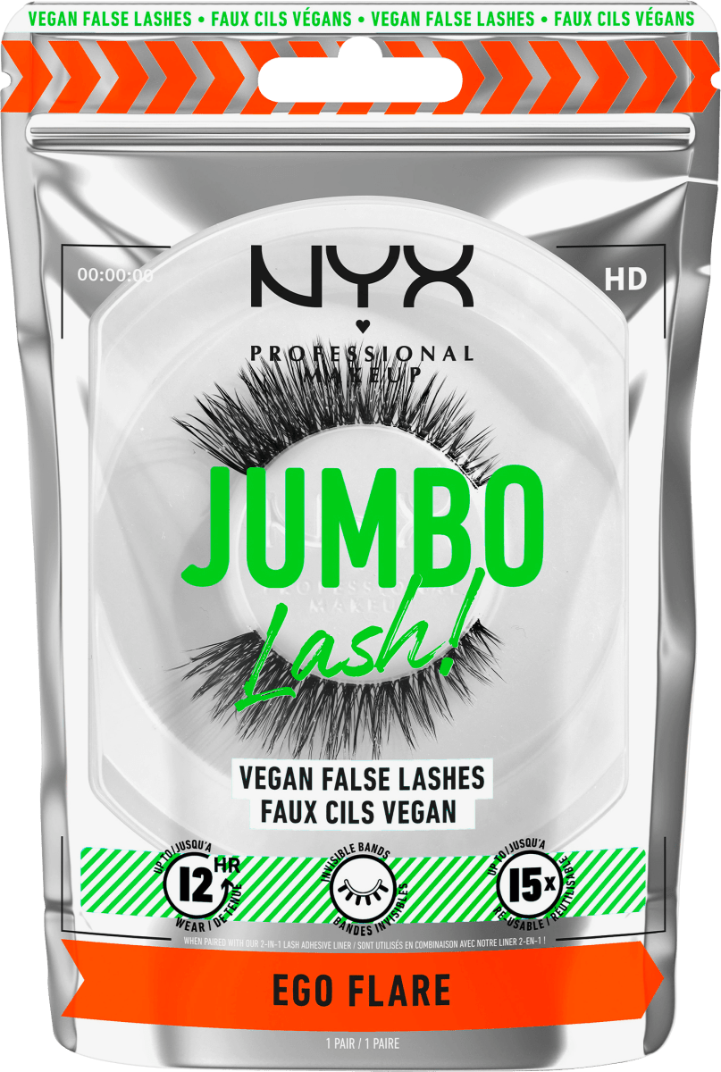 Sleek MakeUP Falsche Wimpern Natural Wispy – Wiederverwendbar, Mit Latexfreiem Kleber, 1 Paar