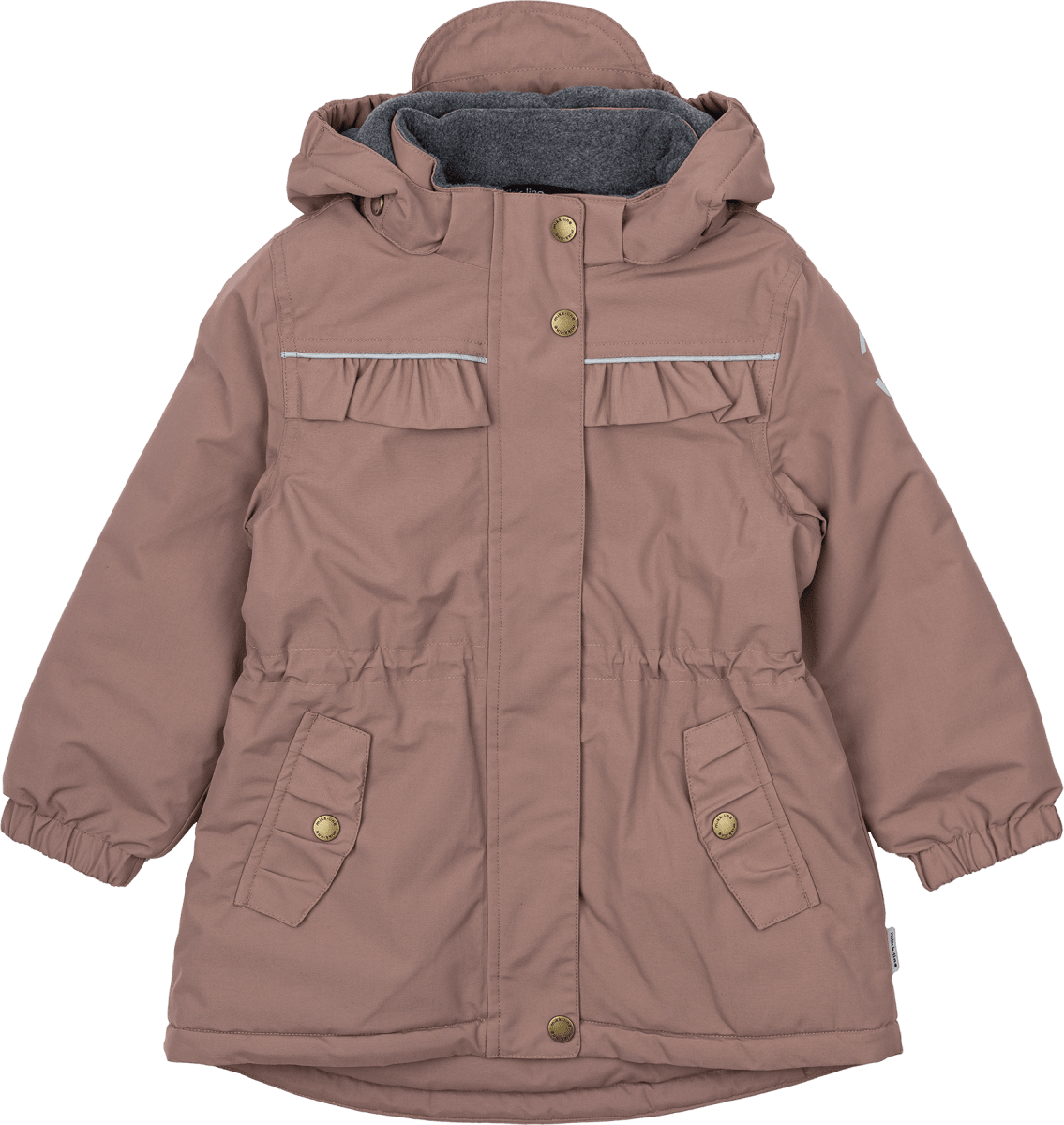Linboo Winterjacke Mädchen - Langer Wintermantel Mit Kapuze Und Gürtel