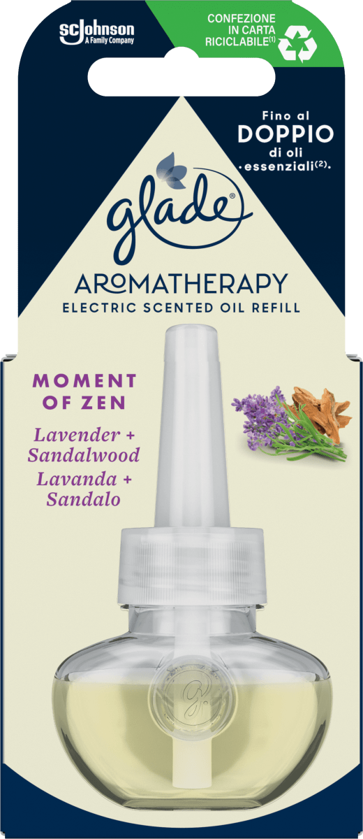 glade AROMATHERAPY Ricarica electric scented oil Moment of Zen