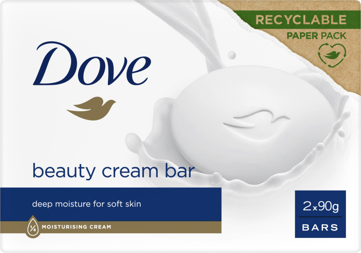 Dove Fresh Touch Handseife – Mit Gurken- & Grüntee-Duft – 100 G – Mit 1/4 Feuchtigkeitscreme
