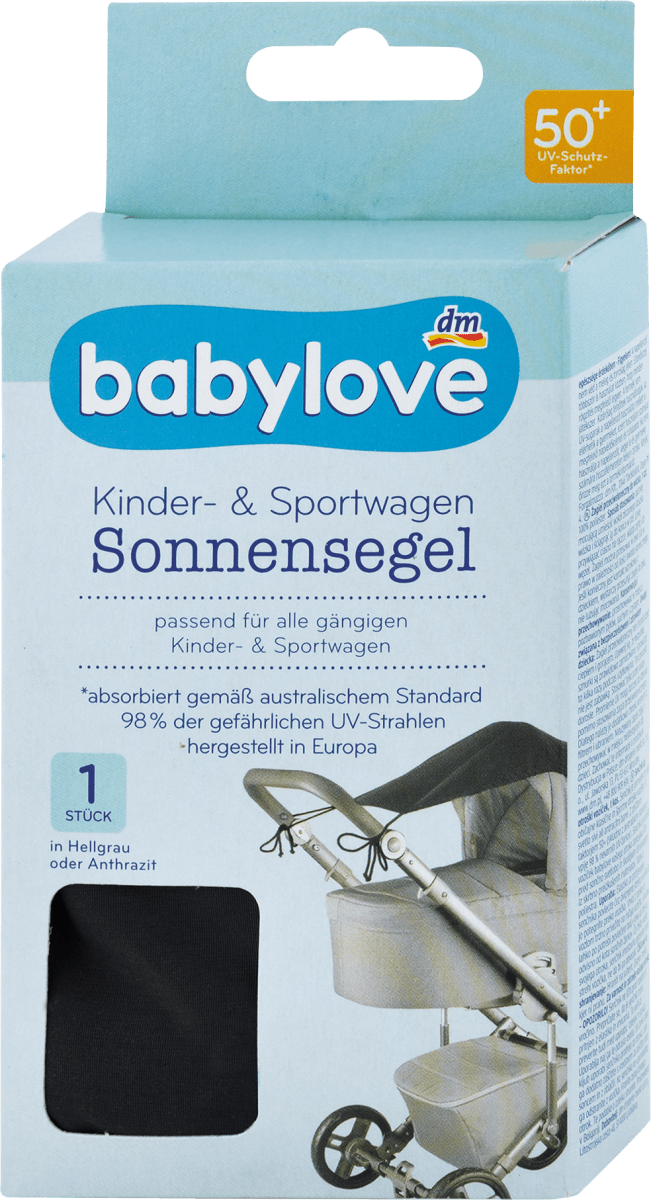 babylove Sonnensegel Kinder & Sportwagen sortiert, 1 St dm.at