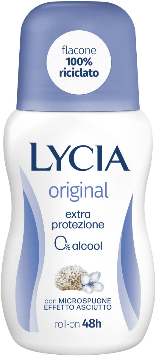 Lycia Deodorant Roll-On Original Neutral 5309 | Set Mit 12 Stück | Für Körperpflege & Persönliche Hygiene