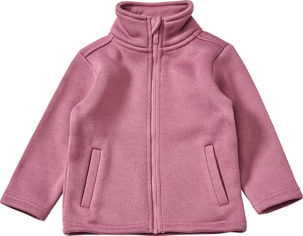 PUSBLU Jacke aus Strickfleece, rosa, Gr. 86, 1 St dauerhaft