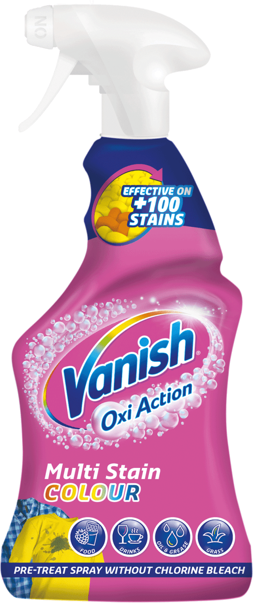 Vanish Oxi Action COLOUR sprej za tretiranje fleka pre pranja za obojeni veš, 500 ml dm.rs
