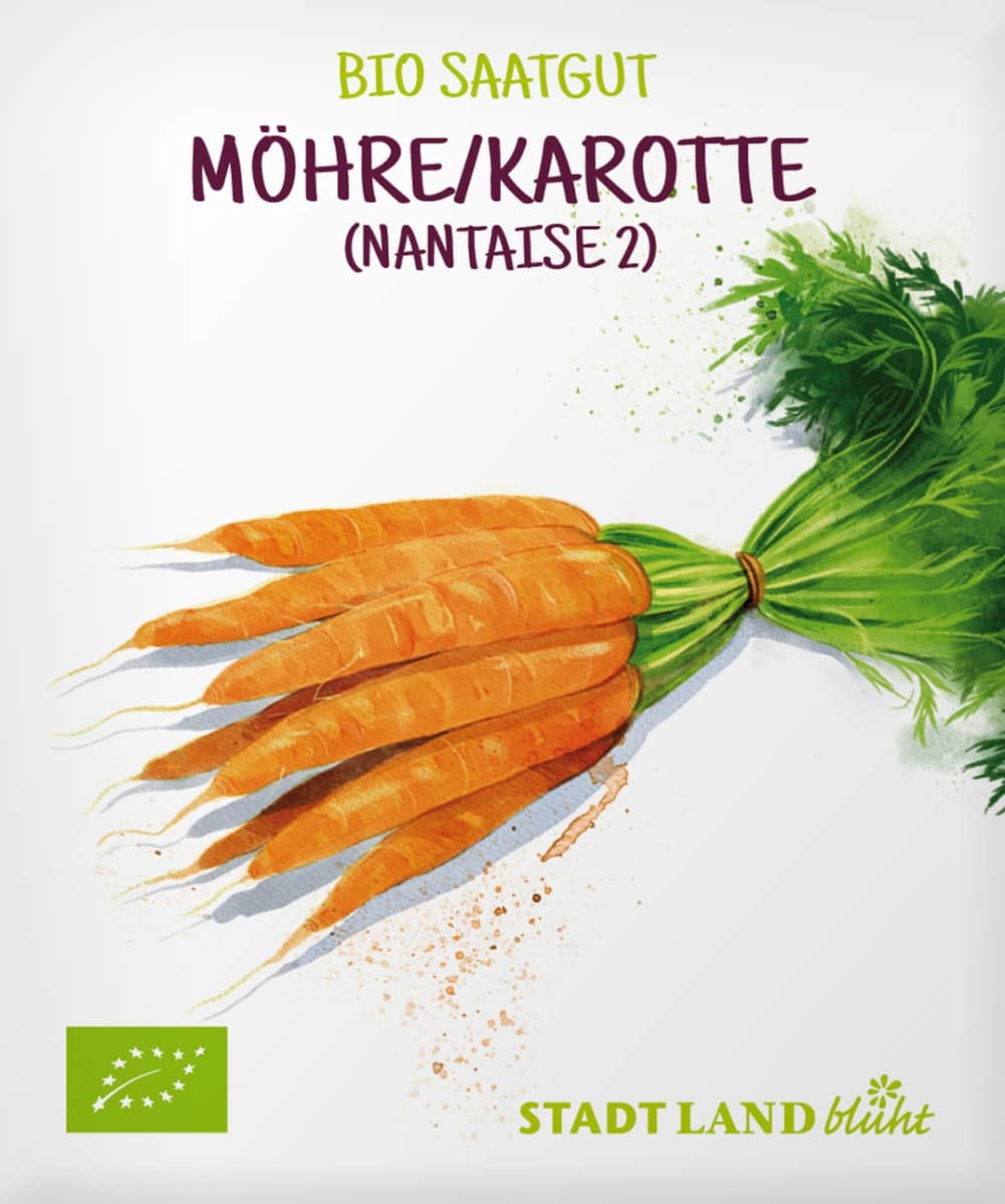 Stadt Land blüht Saaten, Möhre/Karotte (Nantaise 2), 1 St dauerhaft
