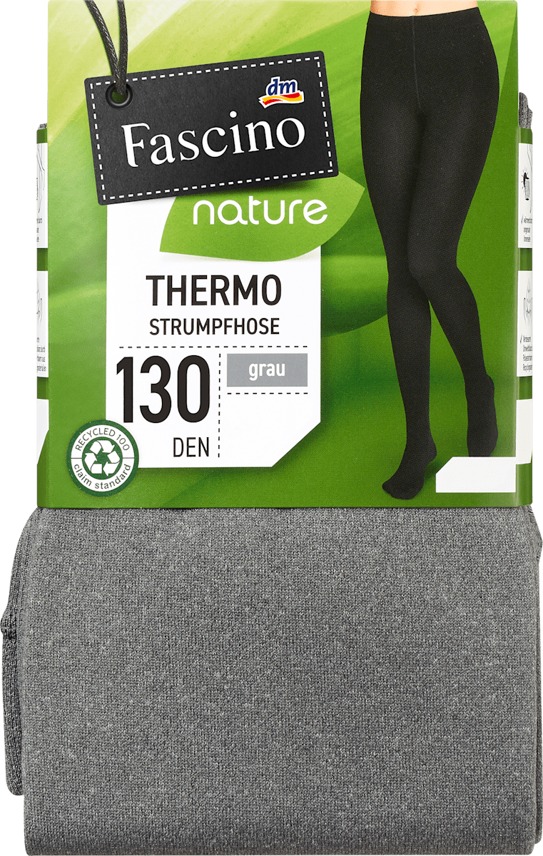 Fascino Thermo-Strumpfhose mit recyceltem Polyester grau Gr. 38/40, 130  DEN, 1 St dauerhaft günstig online kaufen | dm.de