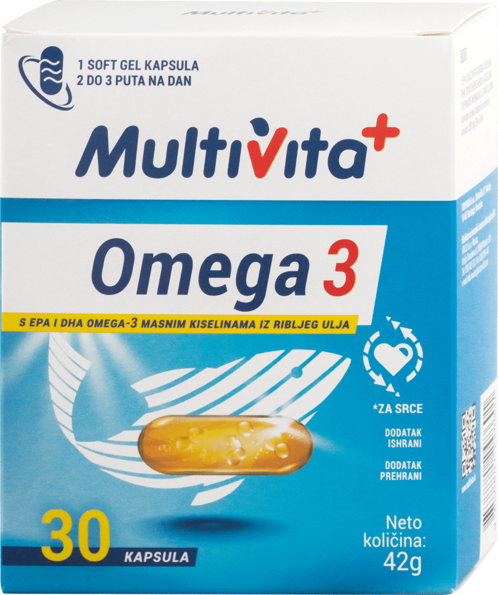 Multivita Omega 3 kapsule s EPA i DHA Omega3 masnim kiselinama iz