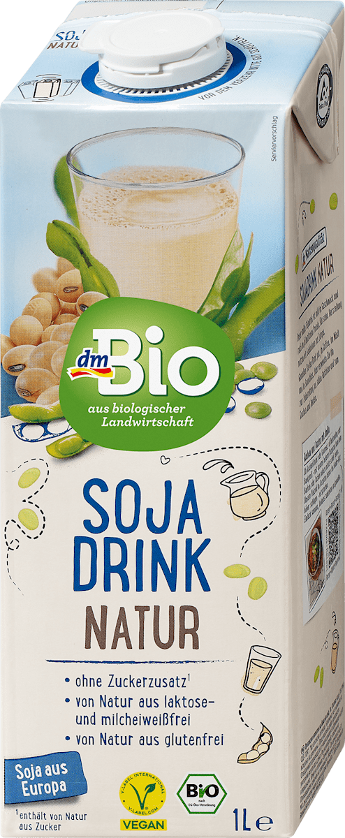 dmBio Pflanzendrink, Soja Drink natur, 1 l dauerhaft günstig online ...