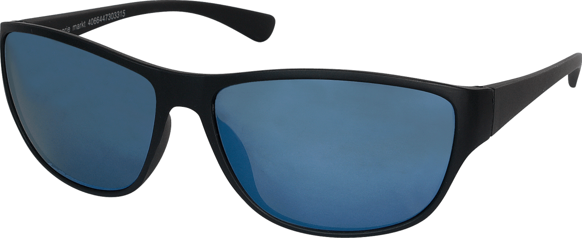 sundance Occhiali da sole neri con lenti blu 1 pz dm Italia