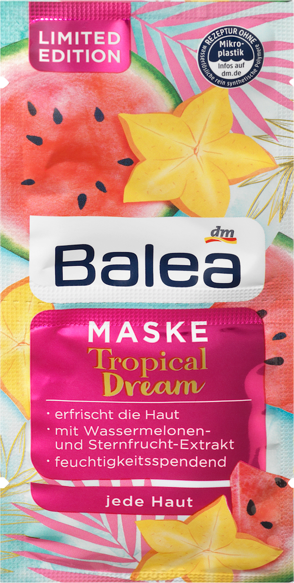 Balea Маска за лице Tropical Dream, 16 ml | dm България