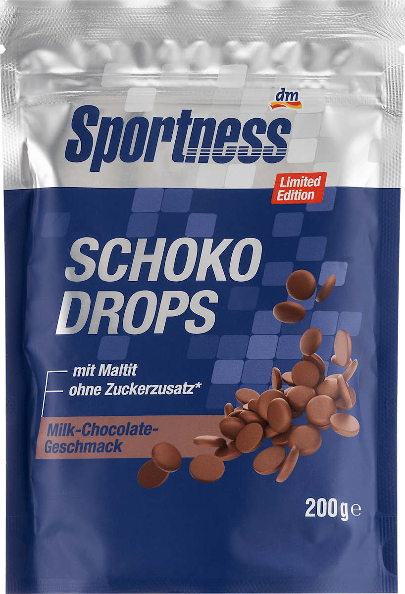 Sportness Schoko Drops, Milchschokolade, 200 g dauerhaft günstig online ...