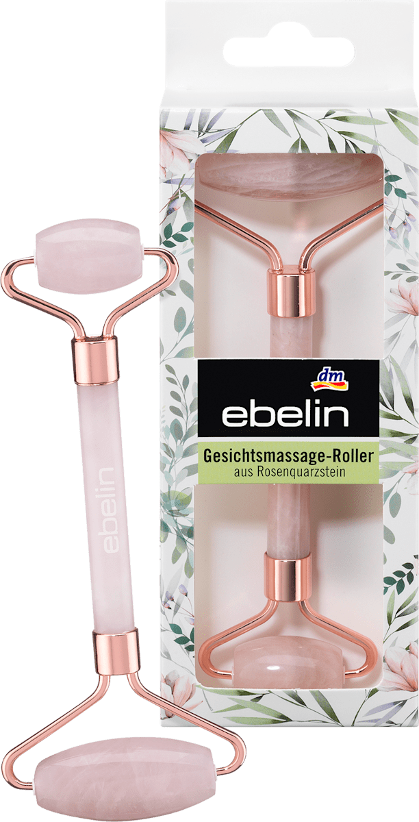 Barbie Rosenquarz Gesichtsroller & Augenmassage-Set – Offizielles Merchandise, Für Gesichts- & Hautpflege, Kühlende Massage