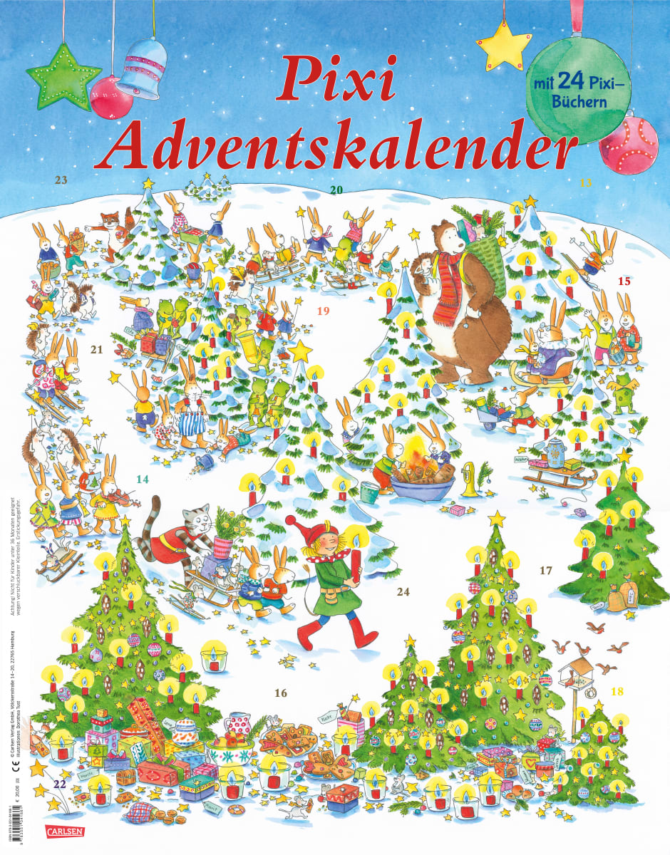 Carlsen Adventskalender 2024 Pixi, 1 St dauerhaft günstig online kaufen